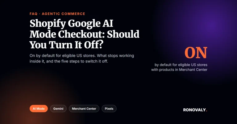 Shopify Google AI Mode checkout: should you turn it off? Default setting, what stops working and the opt-out path