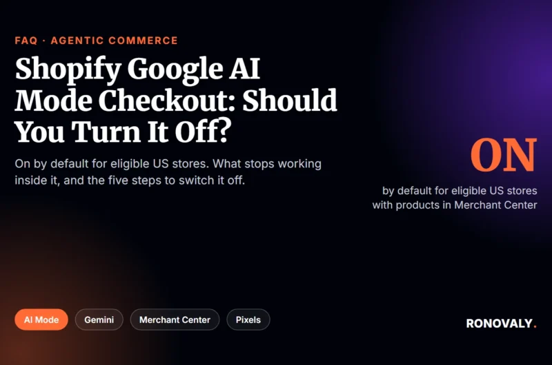 Shopify Google AI Mode checkout: should you turn it off? Default setting, what stops working and the opt-out path