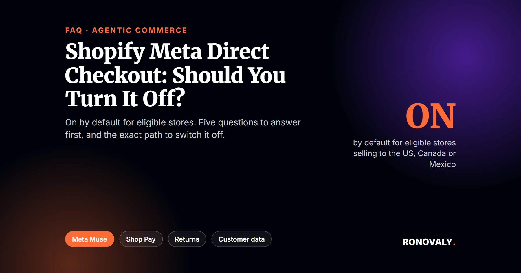 Shopify Meta direct checkout: should you turn it off? Default setting, questions to ask and opt-out path